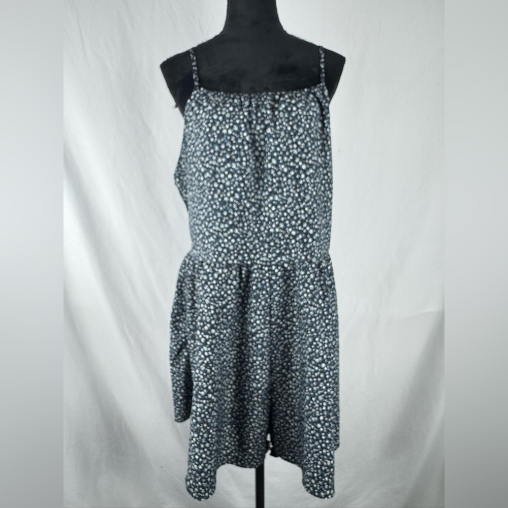 Temu Women's Navy Floral Romper